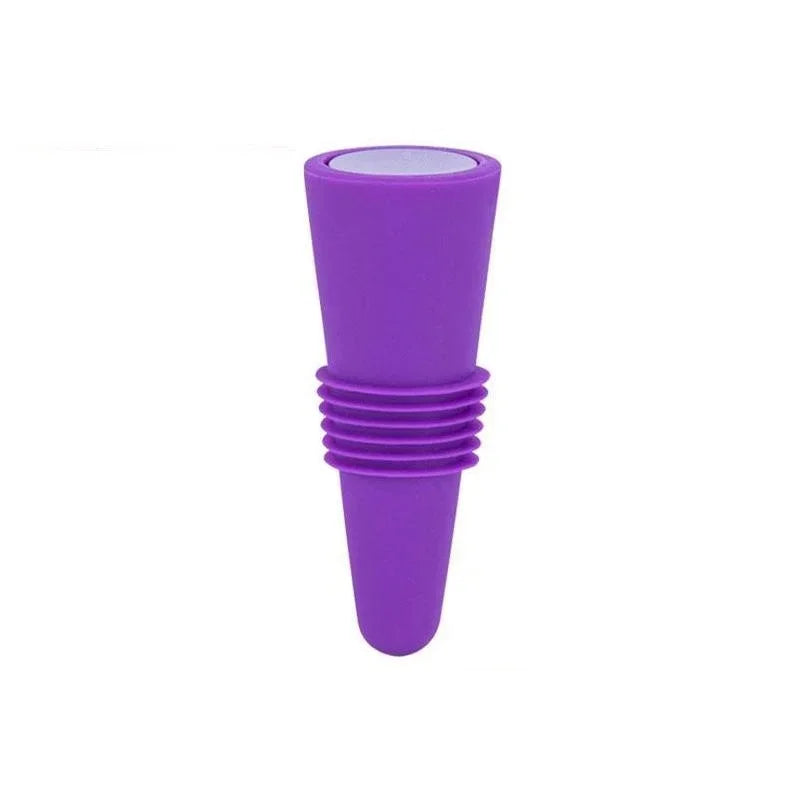 Reusable Silicone Wine Bottle Stopper – Leakproof Champagne & Beverage Sealer