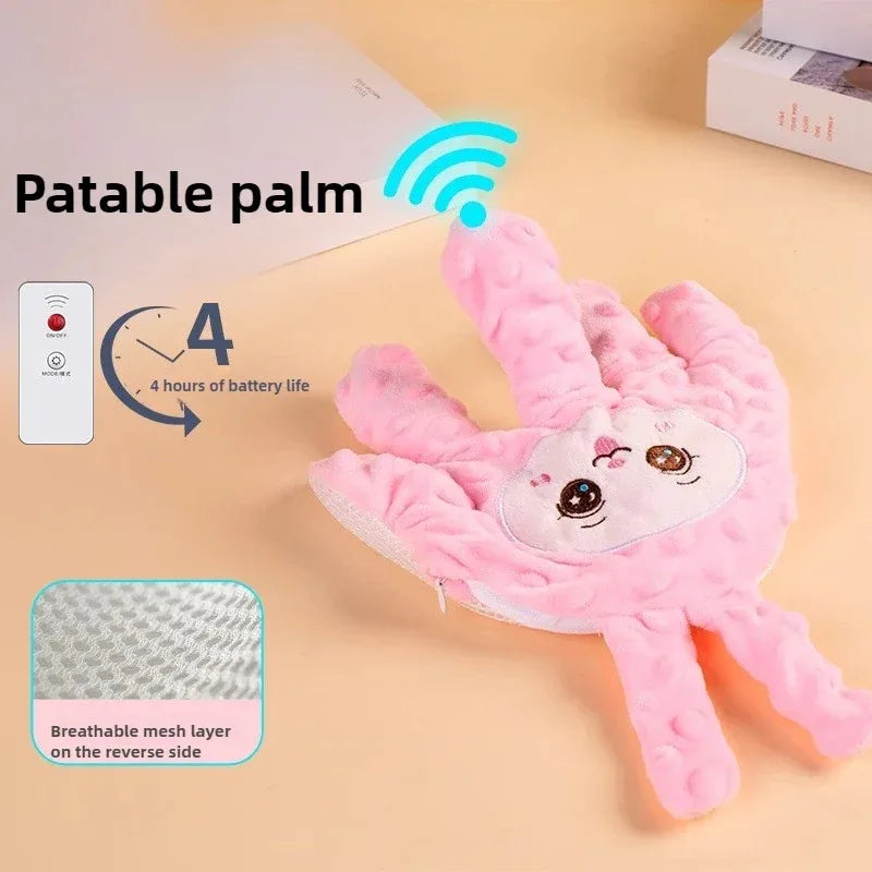 Baby Sleep Aid Palm Pillow with Remote — Soothing Plush for Newborns & Toddlers