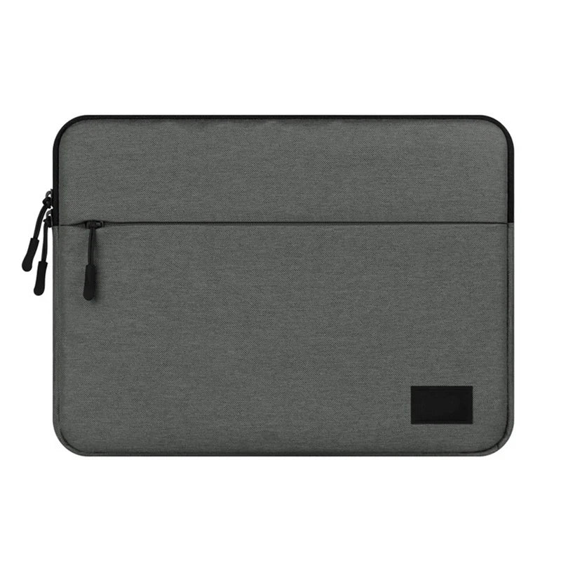Waterproof Nylon Laptop Sleeve 11/12/13/14/15/15.6/16 Inch - Velvet Lined Notebook Case with Double Zipper & Multi Pockets