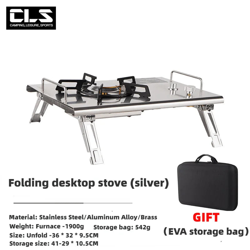 Folding IGT Camping Table — Lightweight Aluminum Roll-Up Backpack Table with Adjustable Legs for BBQ & Outdoor (95×45×38–55 cm / 37.4×17.7×15–21.7 in)