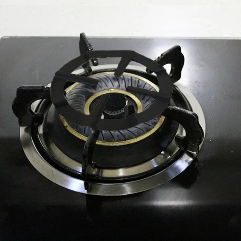 Cast Iron Moka Pot Support Ring 13.3 cm (5.24 in) Gas Stove Heat Diffuser Camping Cooker Rack Black