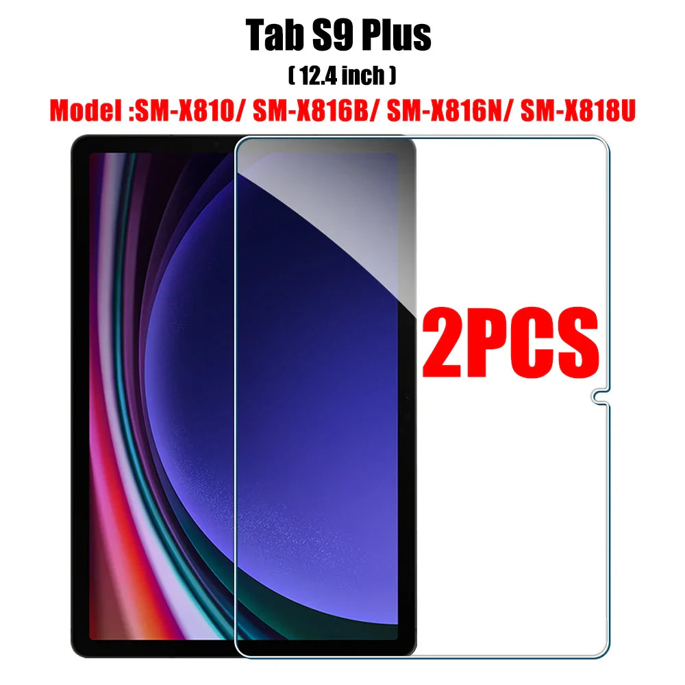2-Pack Tempered Glass Screen Protector for Galaxy Tab Tablets – 10.8 inch (27.4 cm), Anti-Scratch Bubble-Free Film