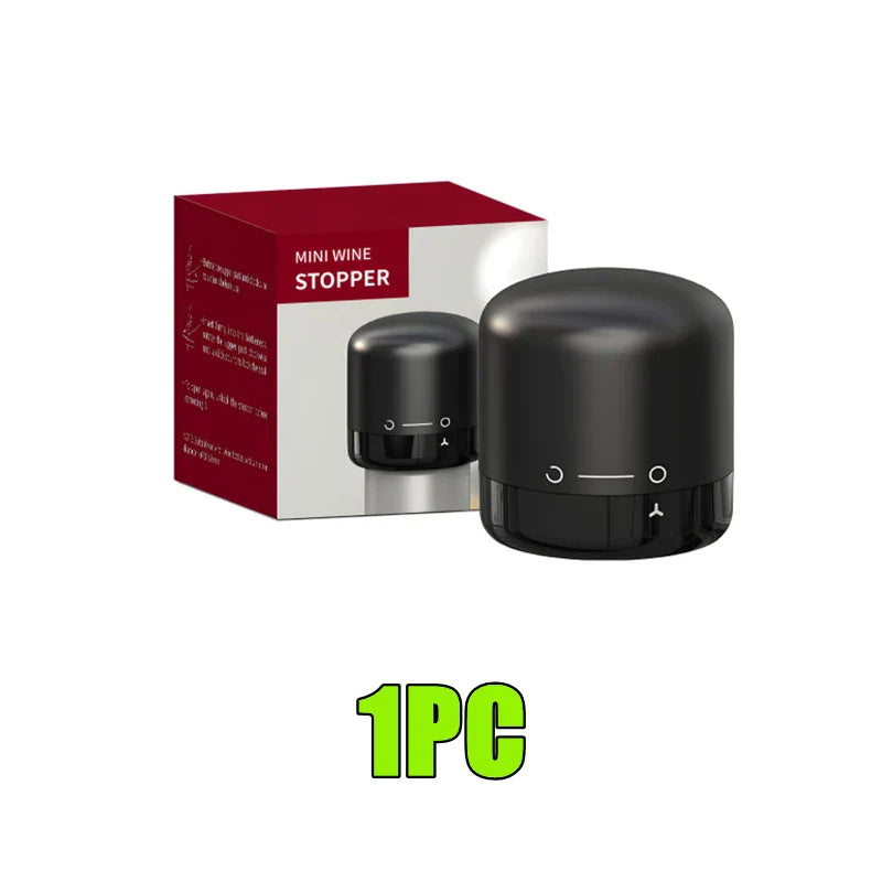 Reusable Silicone Vacuum Wine Stoppers — 1/2/4-Pack Champagne Bottle Sealers, Wine Preserver