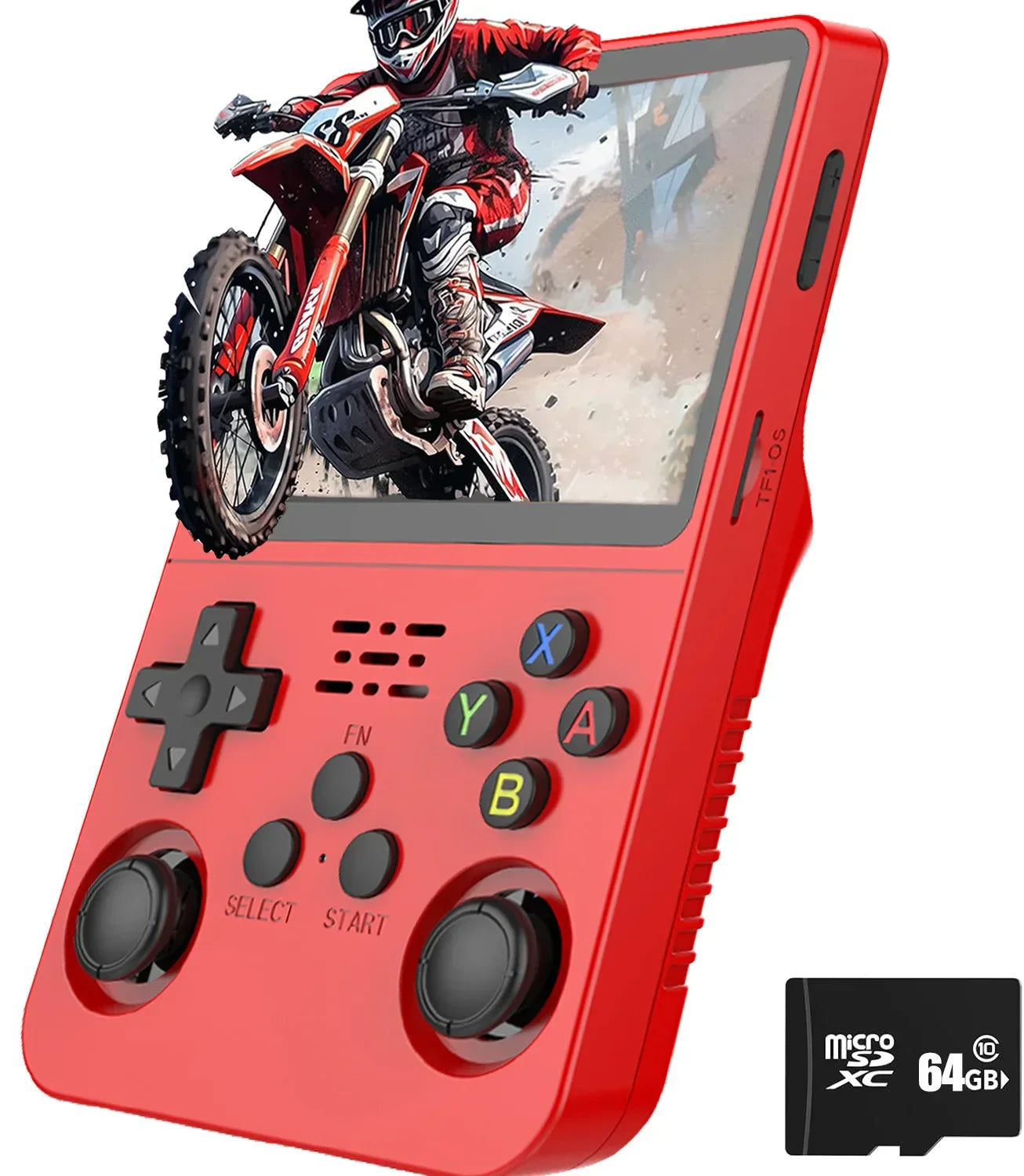 Classic Retro Handheld Game Console with ARKOS System — 3.5-Inch (8.9 cm) IPS, 15,000+ Games, 64-bit Linux, Portable Kids Gift