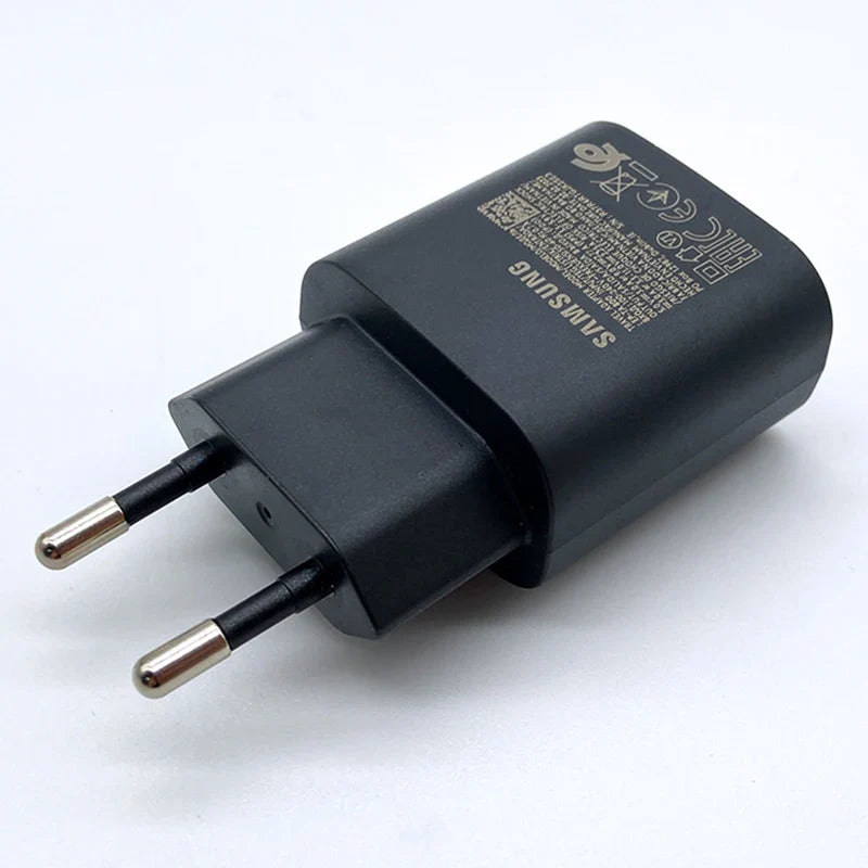 25W Super Fast USB-C Charger Adapter with 100cm (39.4 in) USB-C Cable — USB-PD & Adaptive Fast Charge, EU Plug