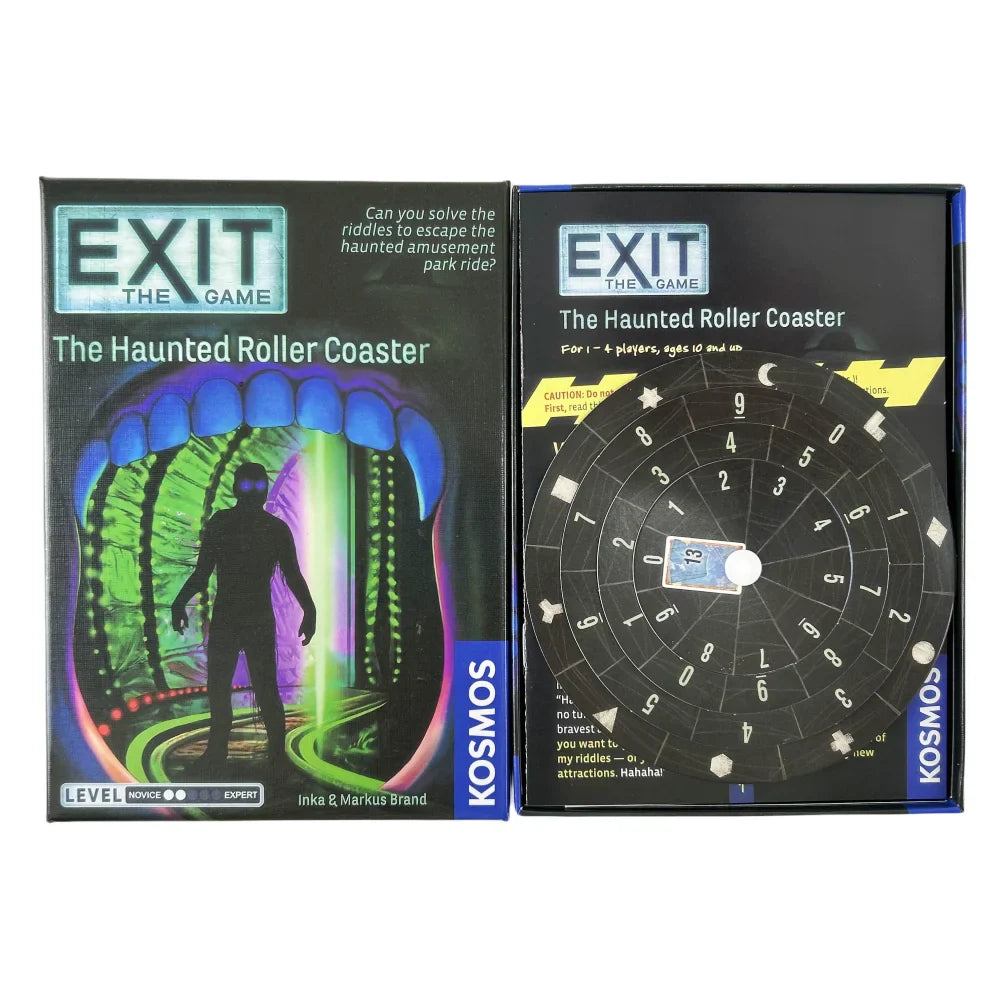 Escape Room Card Game Decks – The Abandoned Cabin, Haunted Roller Coaster, Dead Man on the Orient Express, House of Riddles