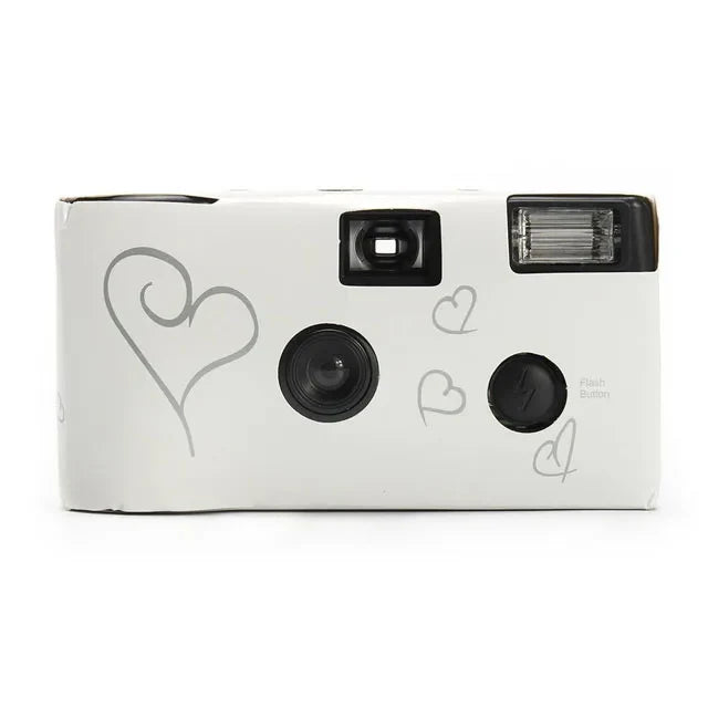 Retro 35mm Disposable Film Camera - 16 or 27 Exposures, Single-Use Party & Kids Gift (1-6 Pack)