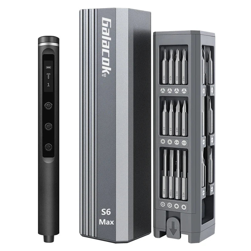 68-in-1 Electric Precision Screwdriver Set — 5 Torque Settings, Magnetic Bits, Rechargeable for Phone, Watch, Glasses, PC Repair