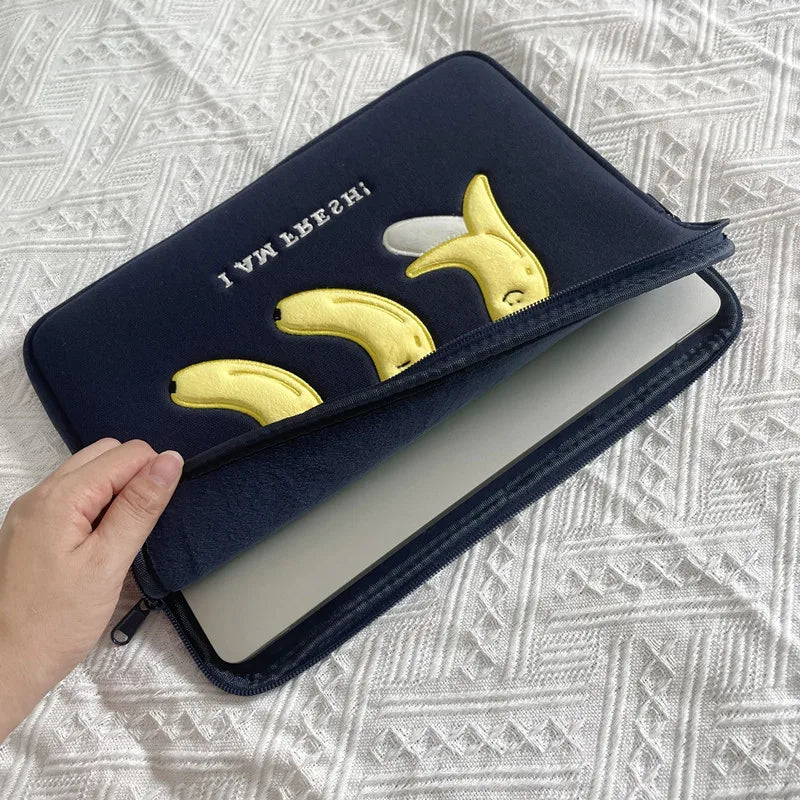 Cute Animal Print Shockproof Laptop Sleeve 13–16 inch (33–40.6 cm) Zipper Pouch for 13/13.3/14/15/15.6/16