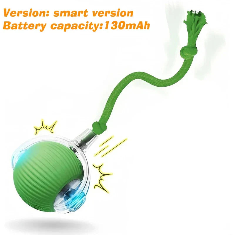 Rechargeable Automatic Rolling Cat Ball - Interactive Smart Toy for Cats & Kittens (2.36 x 2.75 in / 60 x 70 mm)