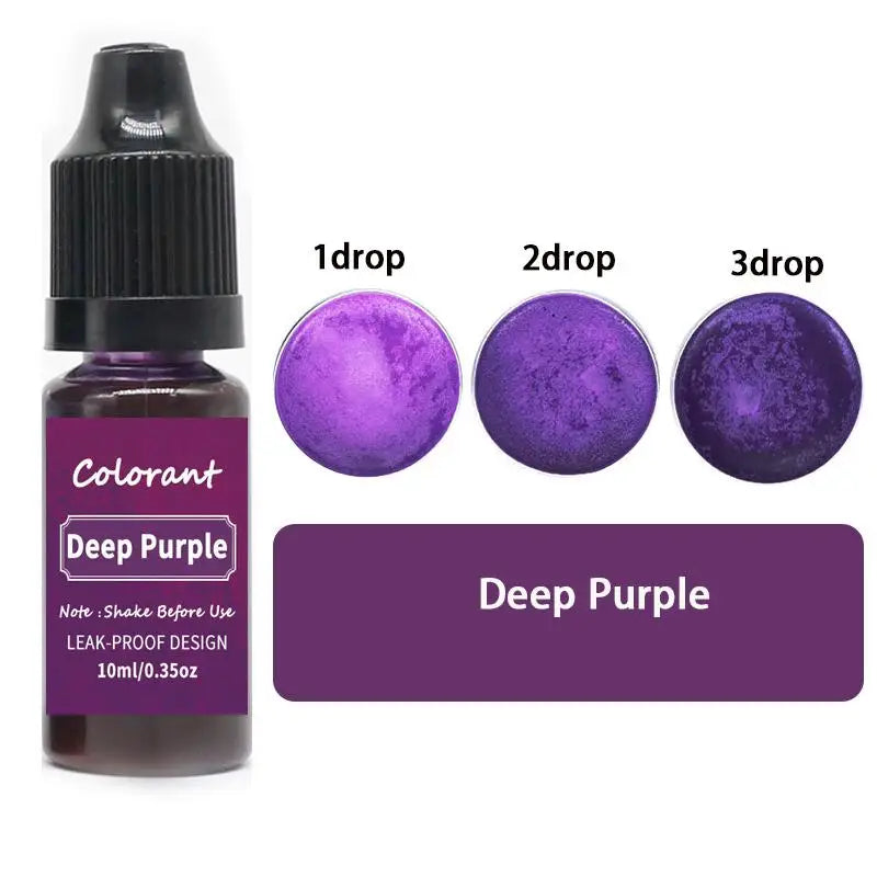 20-Color Liquid Candle Dye Set for DIY Candles, Soap & Resin Crafts