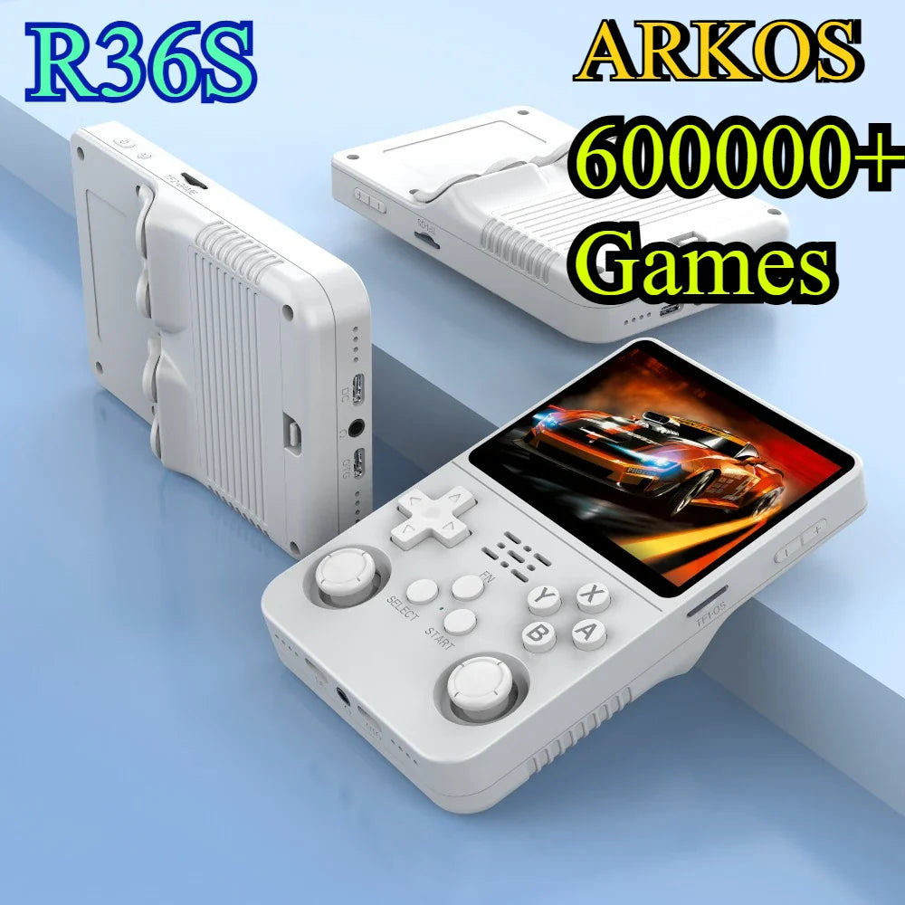 Retro Handheld Game Console 3.5-Inch (89 mm) IPS Screen Linux Pocket Player 64GB/128GB/256GB Expandable to 1TB