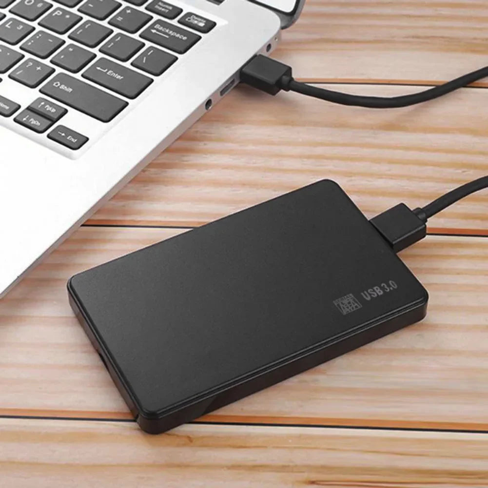 2.5-Inch SATA SSD/HDD USB 3.0 Hard Drive Enclosure - 3TB Support, USB 2.0/3.0 SuperSpeed Portable Case