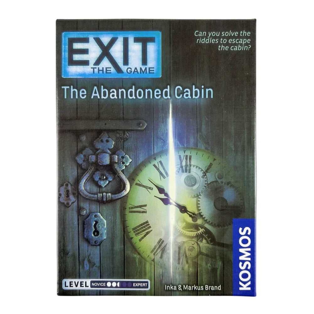 Escape Room Card Game Decks – The Abandoned Cabin, Haunted Roller Coaster, Dead Man on the Orient Express, House of Riddles