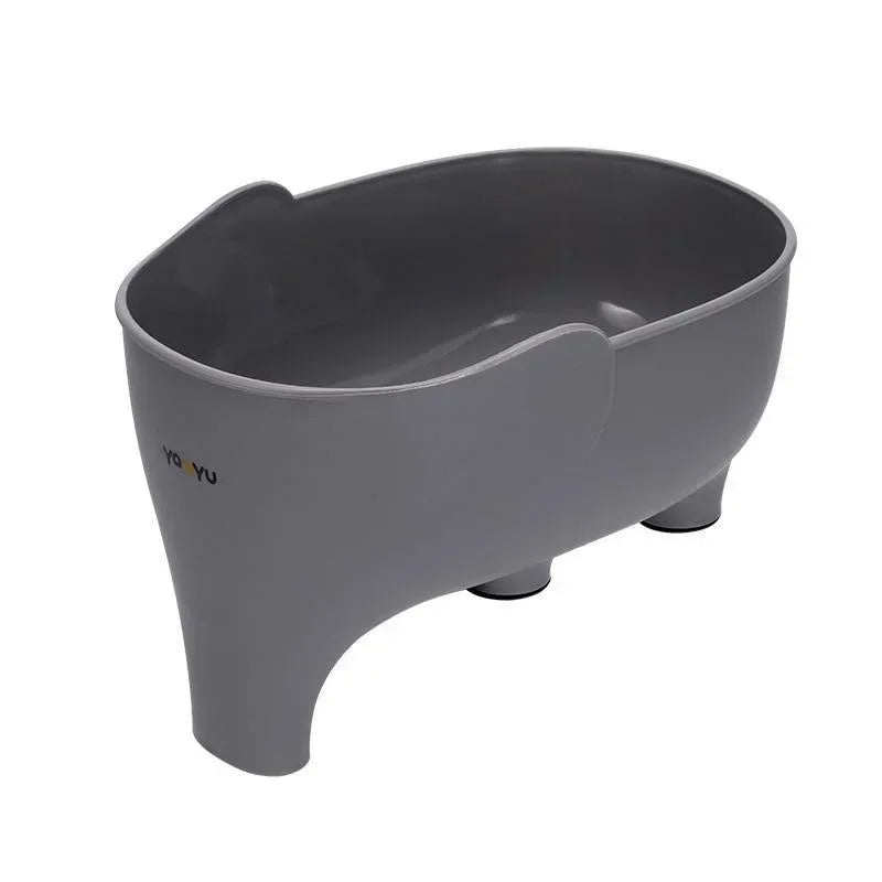 Elephant Sink Strainer & Hanging Drainer Basket – Fruit & Vegetable Washing Rack, Kitchen Sink Drain Organizer