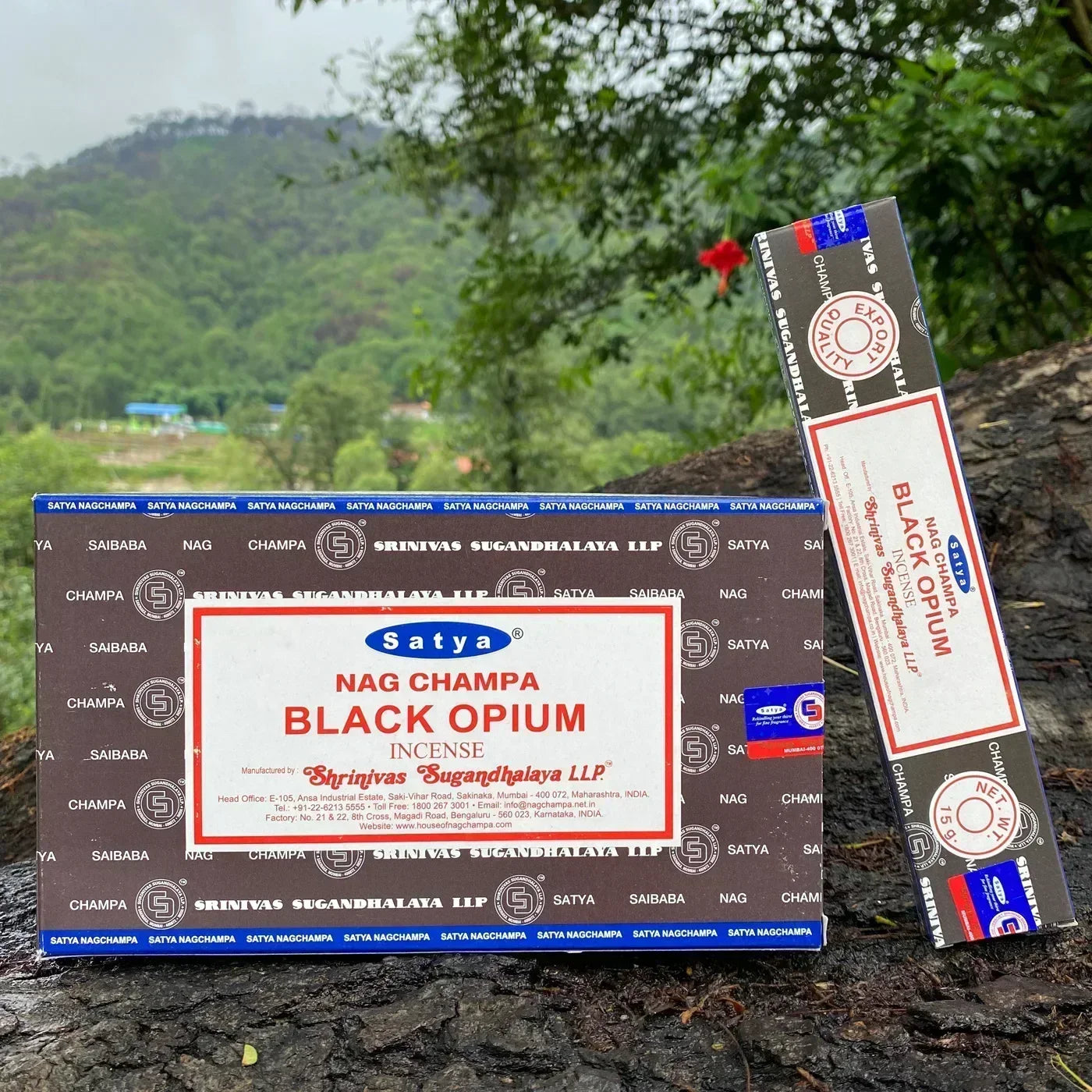 5-Box Nag Champa Incense Sticks — 50–60 Handmade Sticks (20 cm / 8 in) Sandalwood & White Sage Home Fragrance