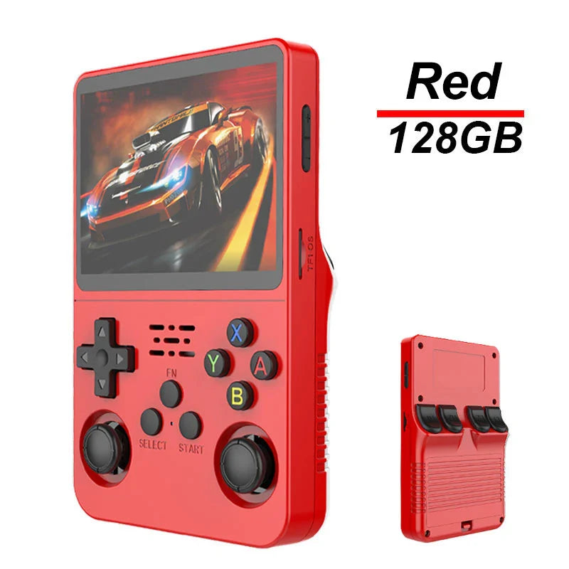 Retro Handheld Game Console 3.5-Inch IPS 640x480, 15,000+ Classic Games, 3200mAh Battery, Bluetooth Portable Pocket Player
