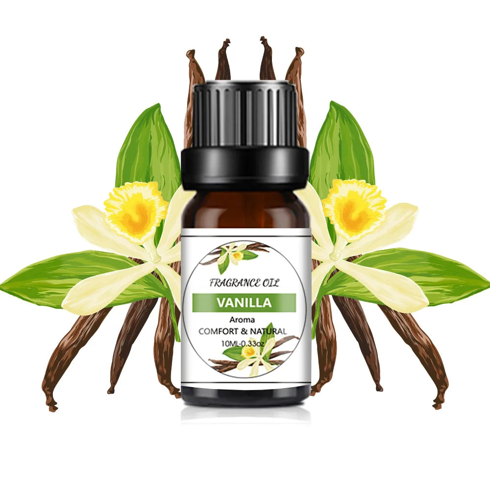 10 ml (0.34 fl oz) Mango & Pineapple Fragrance Oil for Diffuser, DIY Soap and Candle Making - Natural Plant-Based Blend
