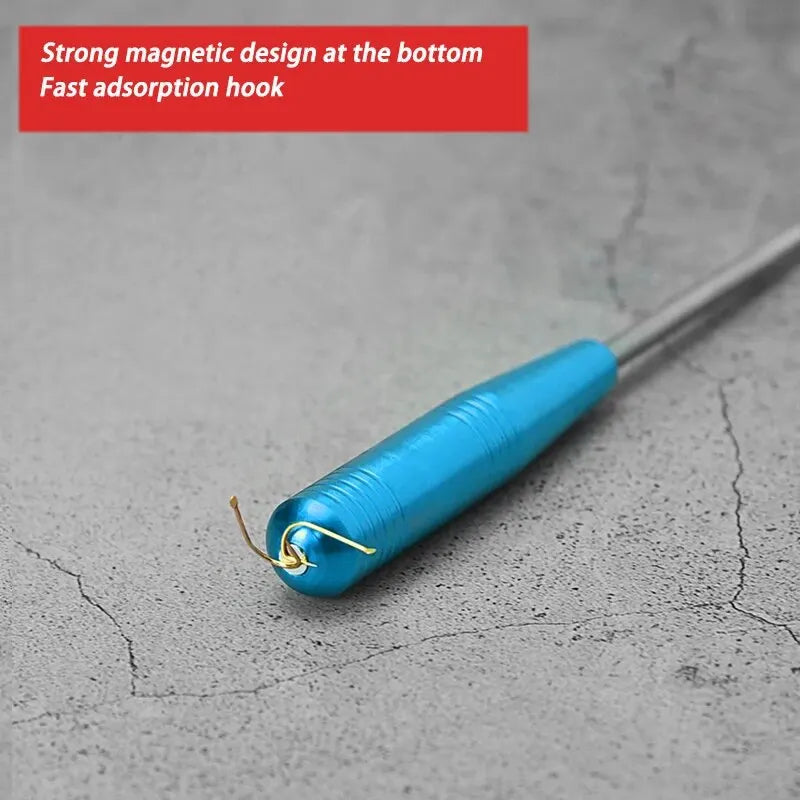 Deep-Throat Hook Unhooker — Stainless Steel Quick-Release Carp Fishing Tool