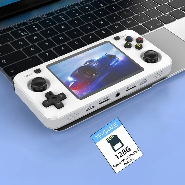 Horizontal Retro Handheld Game Console 3.5-inch (8.9 cm) Portable Pocket Player 64GB - 15,000+ Classic Games