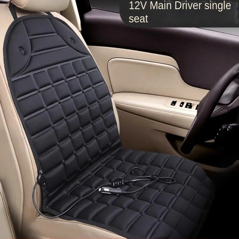 12V Heated Car Seat Cushion Quick-Heating Universal Fit 94 x 46.5 cm (37 x 18.3 in)