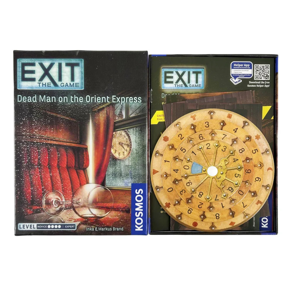 Escape Room Card Game Decks – The Abandoned Cabin, Haunted Roller Coaster, Dead Man on the Orient Express, House of Riddles
