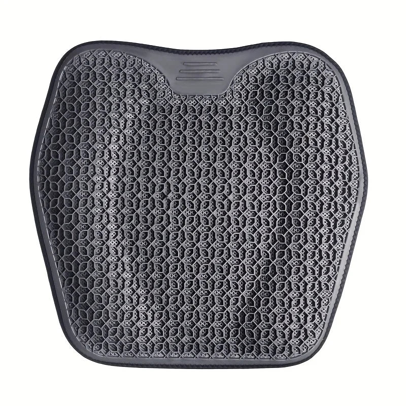 Gel Honeycomb Seat Cushion, Breathable Ergonomic Car & Office Pad, Machine Washable (48 x 43 x 3 cm / 18.9 x 16.9 x 1.2 in)