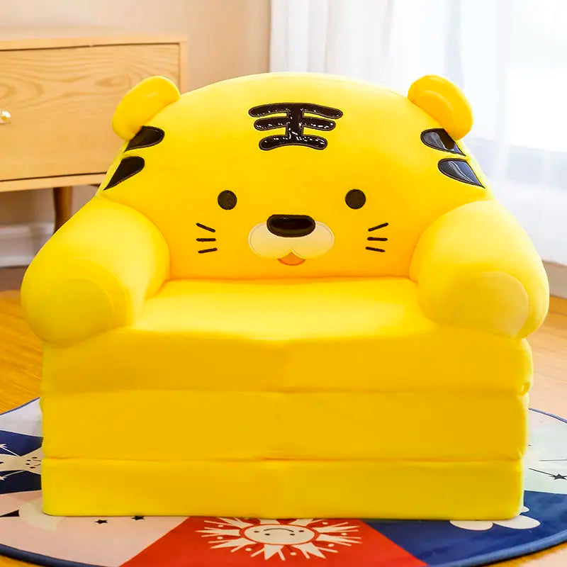Kids Princess Sofa Removable Washable Foldable Children's Cartoon Armchair Toddler Couch