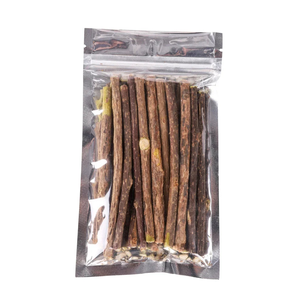 Silvervine Chew Sticks for Cats — Natural Catnip Alternative Dental & Molar Chew Toys for Cats & Kittens (10/15/20-Pack)