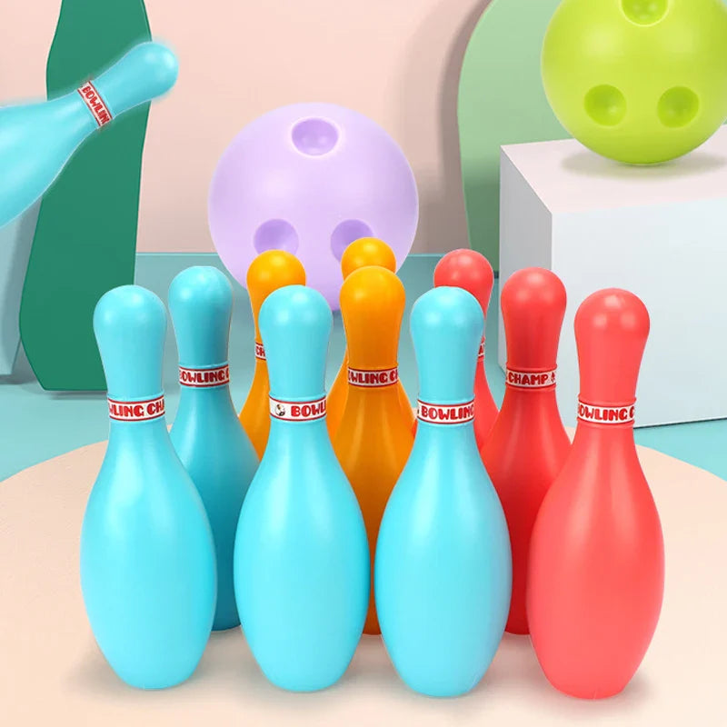 Kids Plastic Bowling Set – Colorful Pins & Balls for Indoor & Outdoor Family Game