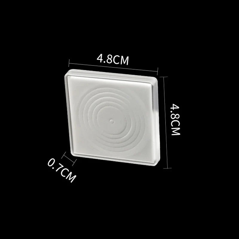 10-Pack 40mm Coin Capsule Holders with Adjustable Foam Gaskets Transparent Coin Storage Boxes