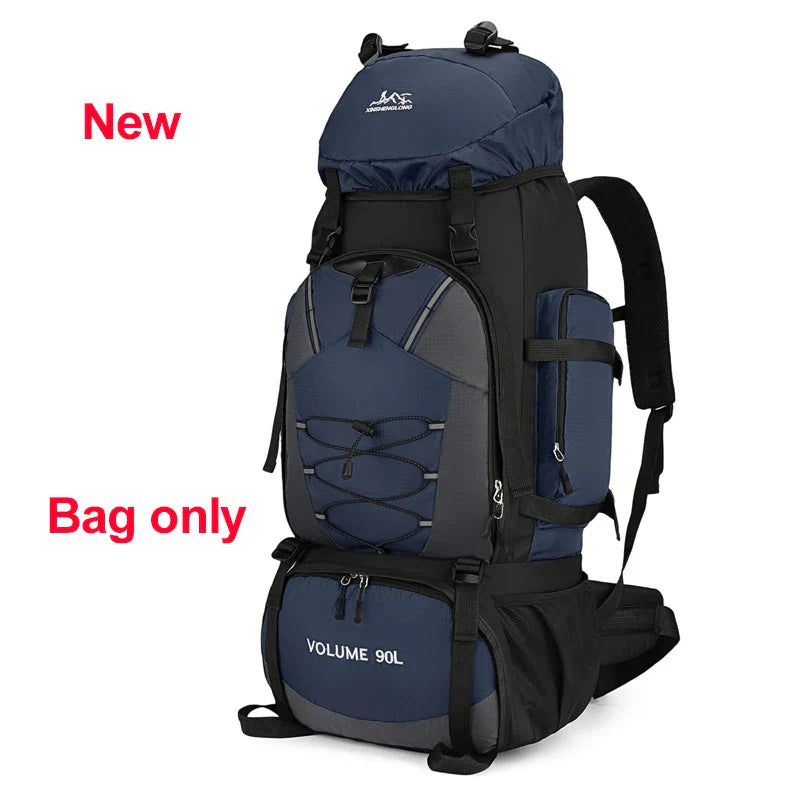 90L Waterproof Hiking & Camping Backpack — Large Capacity Trekking Rucksack for Travel (Unisex)