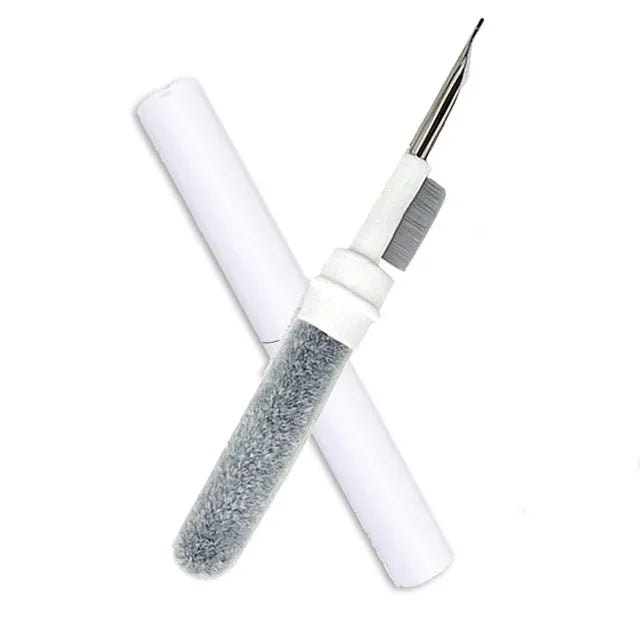 3-in-1 Earbud Cleaning Pen Kit – Wireless Earbuds Case & Charging Port Cleaner with Microfiber Brush