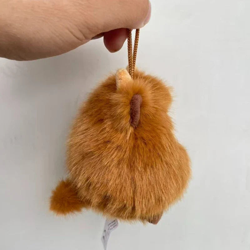 Kawaii Scottish Highland Cow Plush Keychain, Mini Stuffed Animal Car Ornament, Super Soft Plush Pendant, Christmas Gift