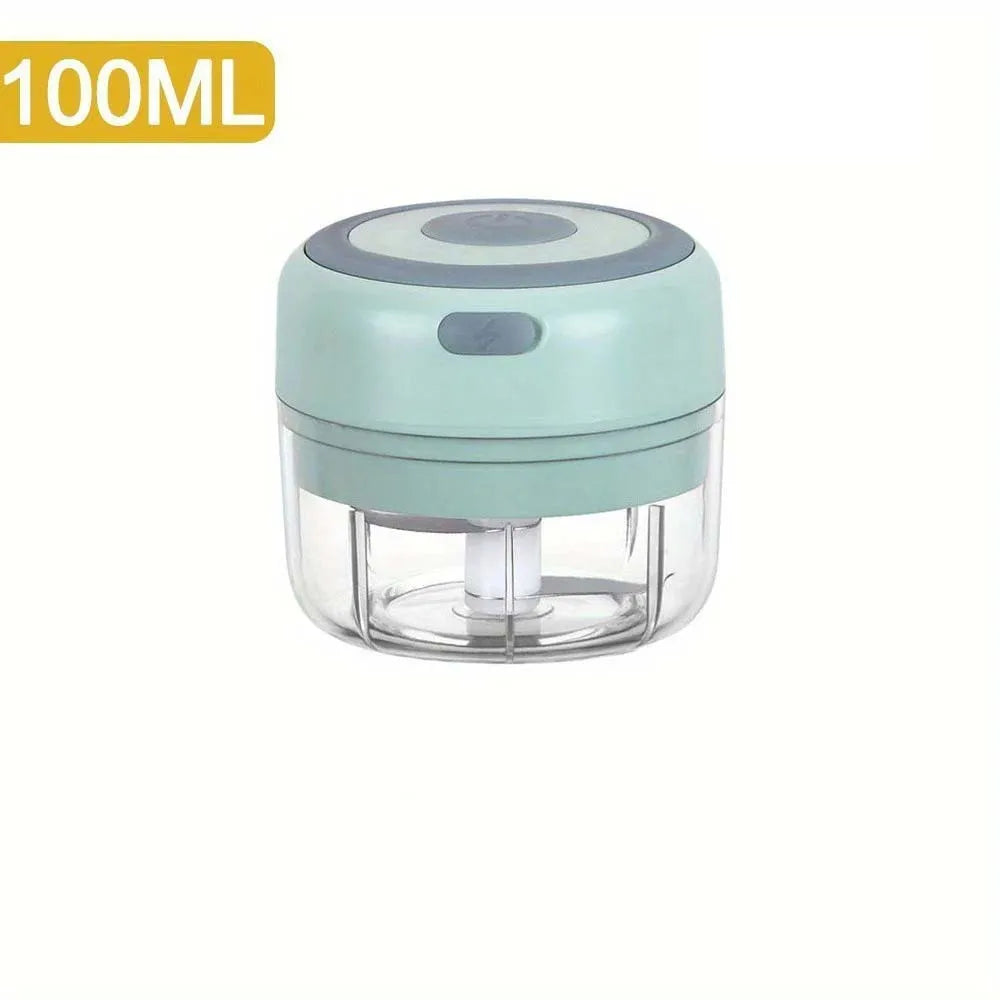 250ml (8.5 fl oz) Stainless Steel Electric Garlic & Ginger Chopper Mini Food Shredder