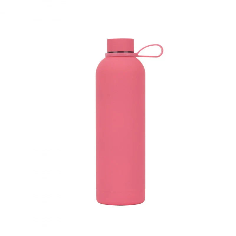 Personalized Stainless Steel Vacuum Water Bottle 17oz (500ml), Custom Name Laser Engraved Sports Tumbler
