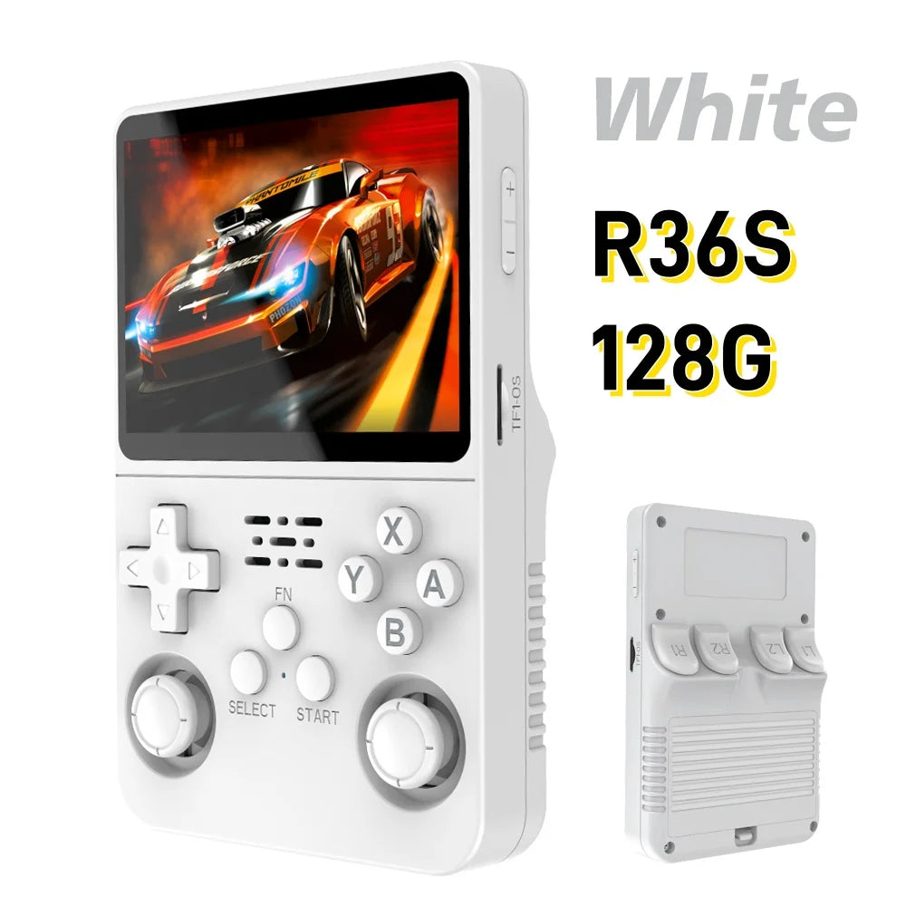 Retro Handheld Game Console 3.5-Inch (8.9 cm) IPS 640x480 — 3200mAh Portable Pocket Gamer with Dual Joysticks, Bluetooth & USB-C, 15,000+ Classic Games