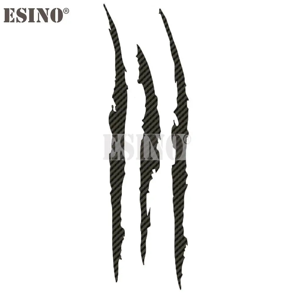 Ghost Claw Car Decal Vinyl Sticker - Claw Scratch Headlight & Body Stripe Graphic, PVC, Multiple Sizes (22 x 6.5 to 120 x 35.5 cm / 8.7 x 2.6 to 47.2 x 14 in)