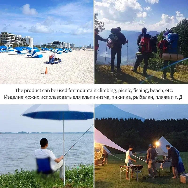 Ultralight Collapsible Camping Chair - Portable Folding Chair for Beach, Hiking, Picnic & Travel