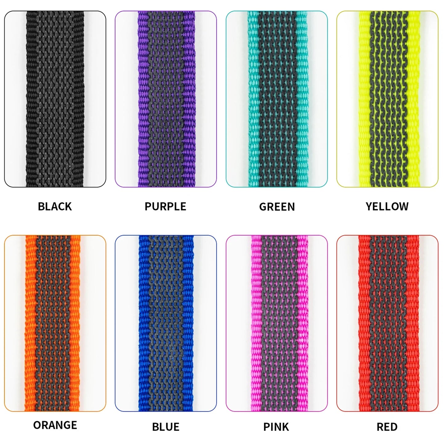 Adjustable Long Dog Leash – 1.5m/2m/3m/5m/10m/15m (4.9–49.2 ft) Lightweight Fiber Training Lead with Buckle, Personalized
