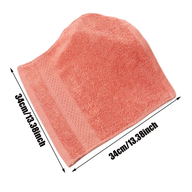 100% Cotton Face Towel 34 x 34 cm (13.4 x 13.4 in) Soft Square Washcloth for Kids & Adults Absorbent Facial Hand Towel
