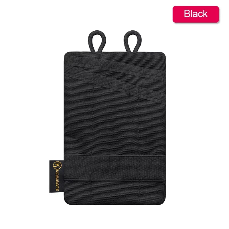 Mini Tactical EDC Waist Pouch Canvas Belt Bag - Card, Key & Coin Organizer 5.7 x 3.7 in (14.5 x 9.5 cm)