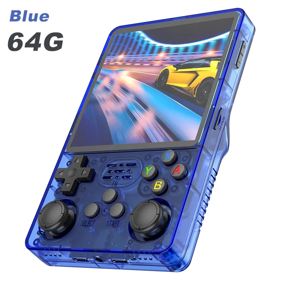 4.0-Inch IPS Retro Handheld Game Console — Linux 64-Bit, 64GB Built-In, TF Expandable to 256GB, Wi‑Fi, Type-C Portable Pocket Gaming
