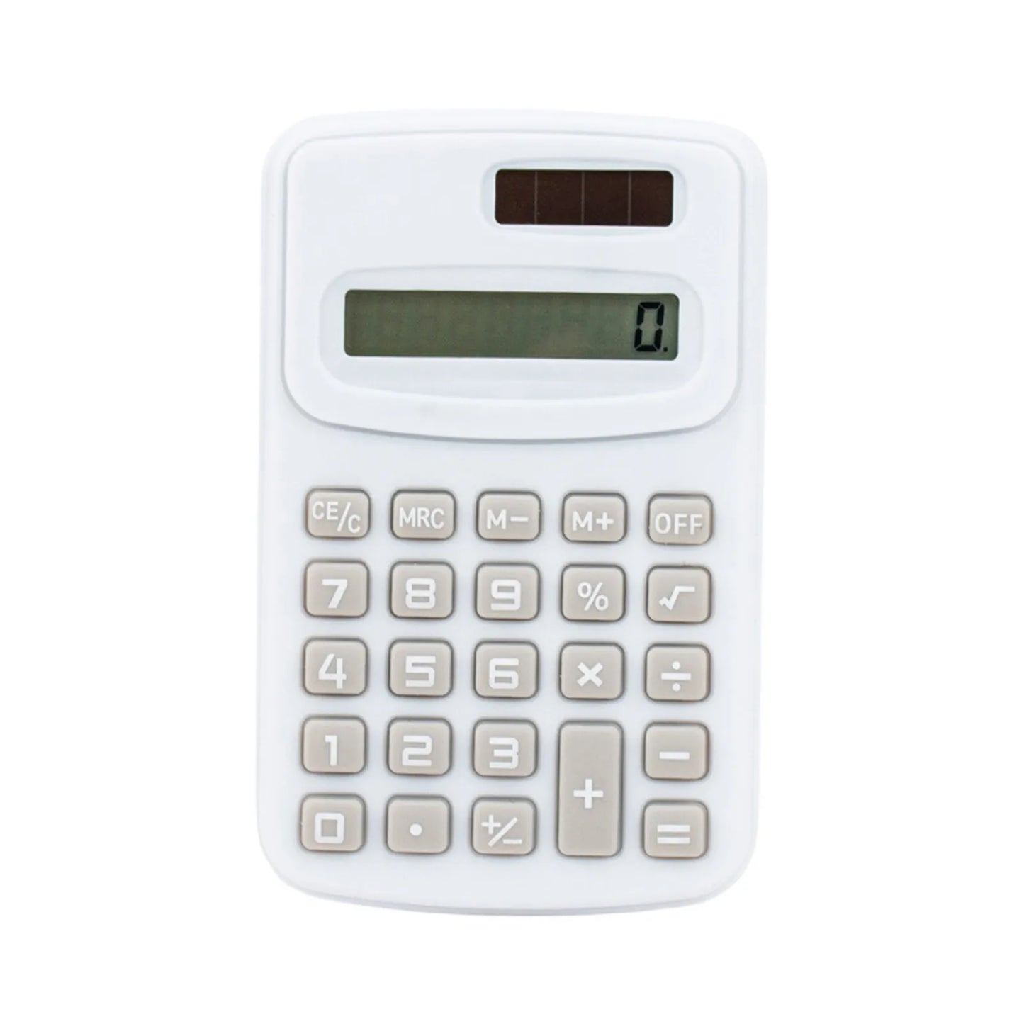 Pocket 12-Digit Solar & Battery Calculator – 4-Function Handheld for Students, Office, Accounting