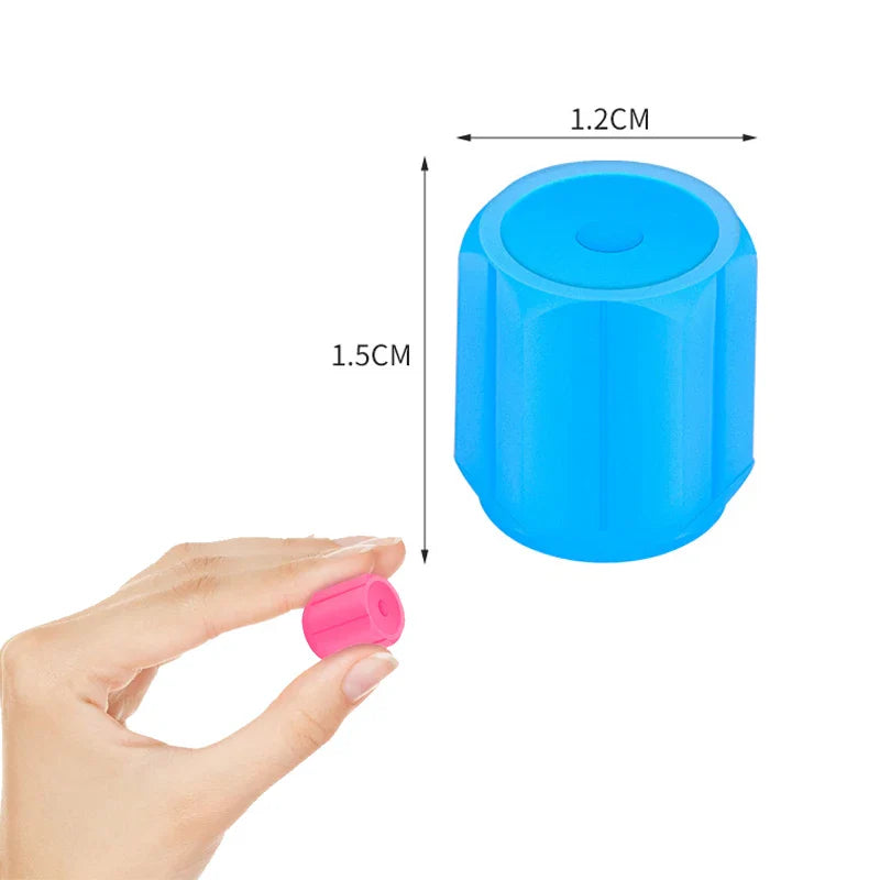 Luminous Tire Valve Caps - 6-Color LED Glowing Wheel Valve Caps for Car & Motorcycle (4/8/20-Pack)