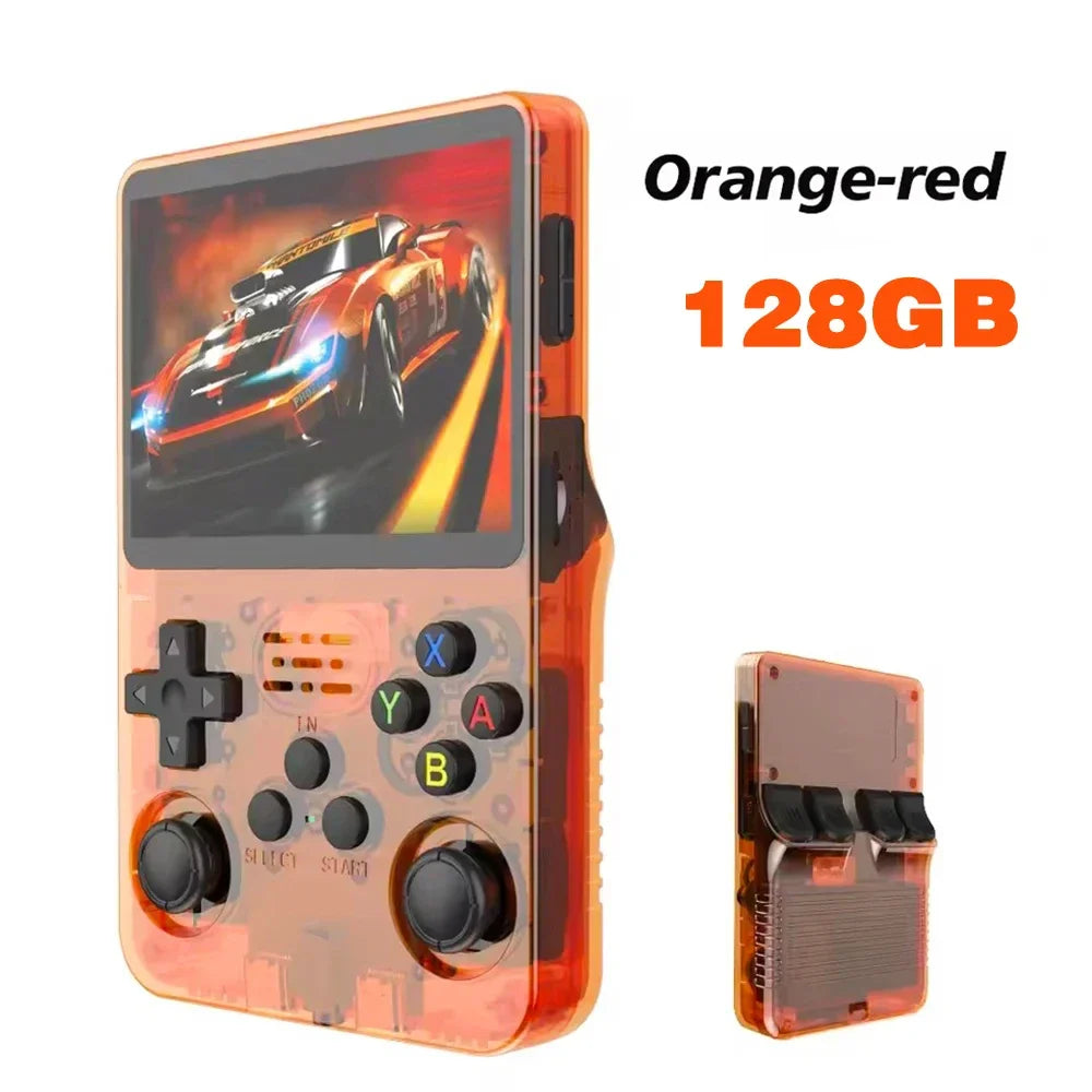 Retro Handheld Game Console 3.5-inch (8.9 cm) IPS Screen Portable Linux Video Player - 64GB/128GB, 15,000 Games