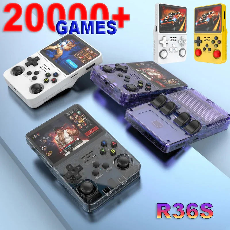 Retro Handheld Game Console 3.5-Inch (8.9 cm) IPS 640x480 — 3200mAh Portable Pocket Gamer with Dual Joysticks, Bluetooth & USB-C, 15,000+ Classic Games