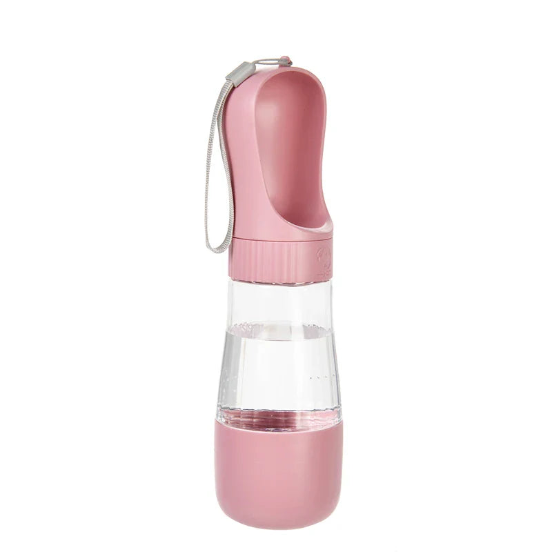 Portable 2-in-1 Dog Water Bottle with Food Container – Travel Pet Water Dispenser for Small to Large Dogs & Cats