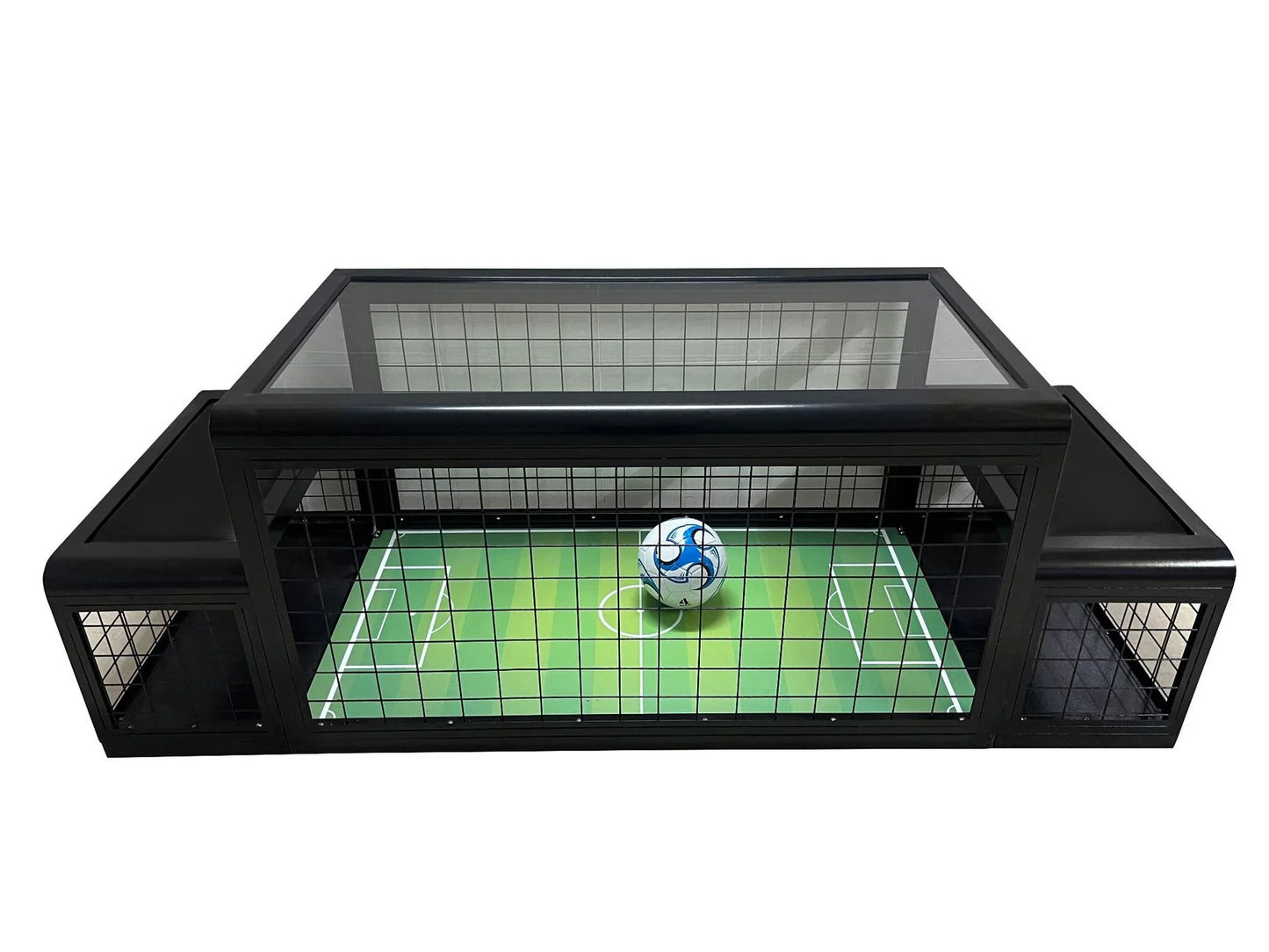 Coin-Operated 2-Player Table Football (Foosball) Game – Soccer Table 55 x 31.5 x 29 in (140 x 80 x 73.5 cm) Indoor/Outdoor for Kids & Adults