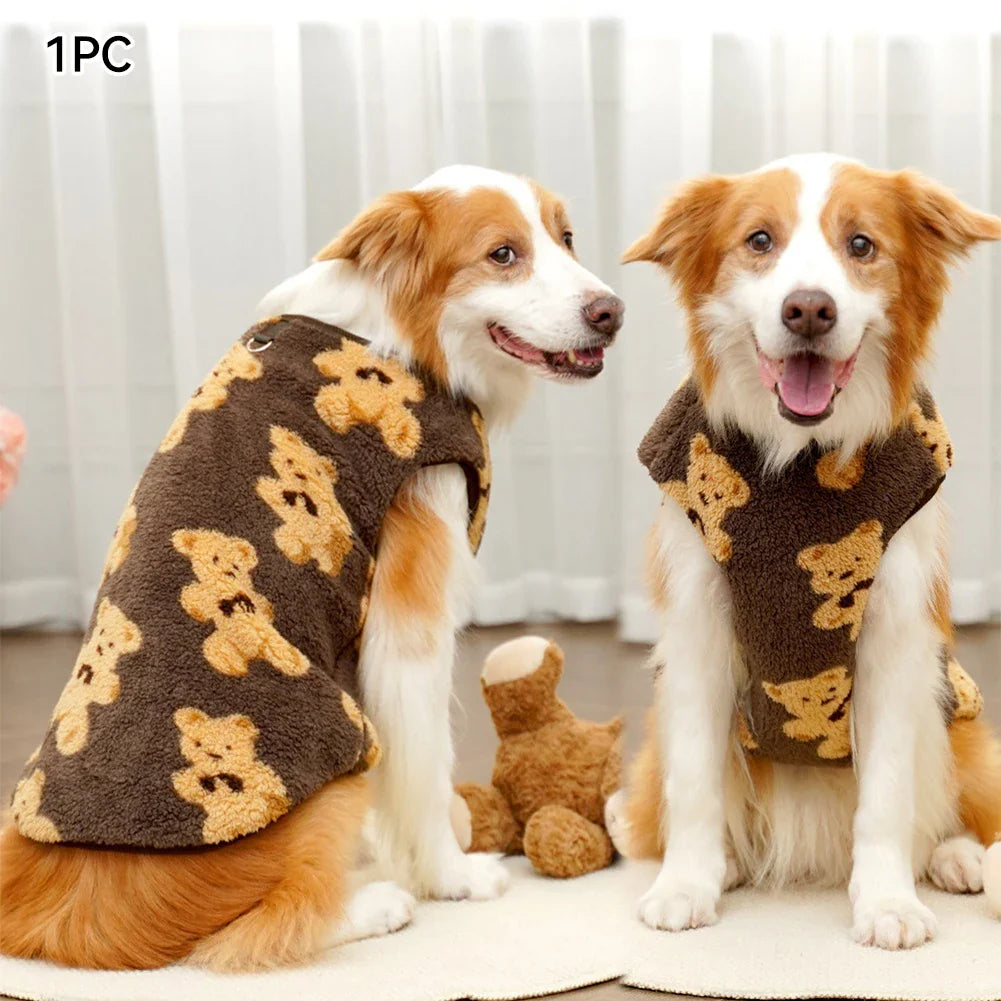 Warm Flannel Dog & Cat Winter Coat Jacket - Sizes M–7XL (2.5–35 kg / 5.5–77 lb)